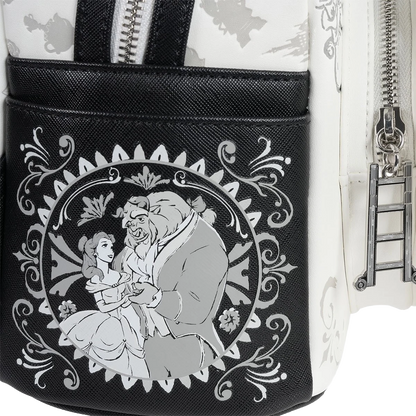 BEAUTY AND THE BEAST BELLE SKETCH LOUNGEFLY MINI BACKPACK