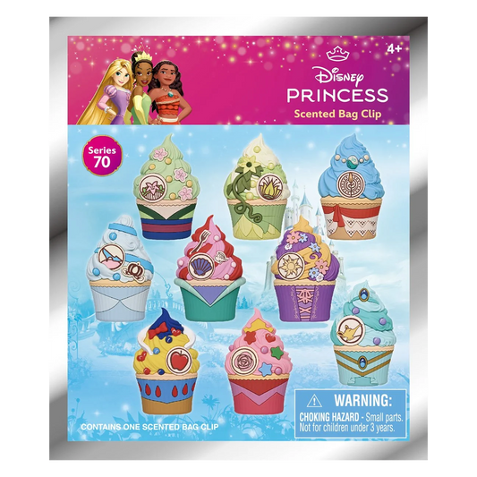 DISNEY PRINCESS CUPCAKES SCENTED BAG CHARMS