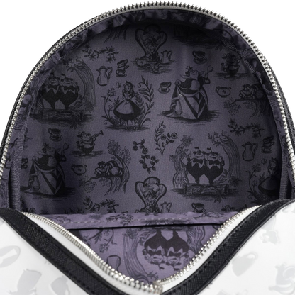 ALICE IN WONDERLAND SKETCH LOUNGEFLY MINI BACKPACK