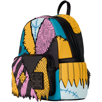 Sally stitches loungefly backpack on a white background