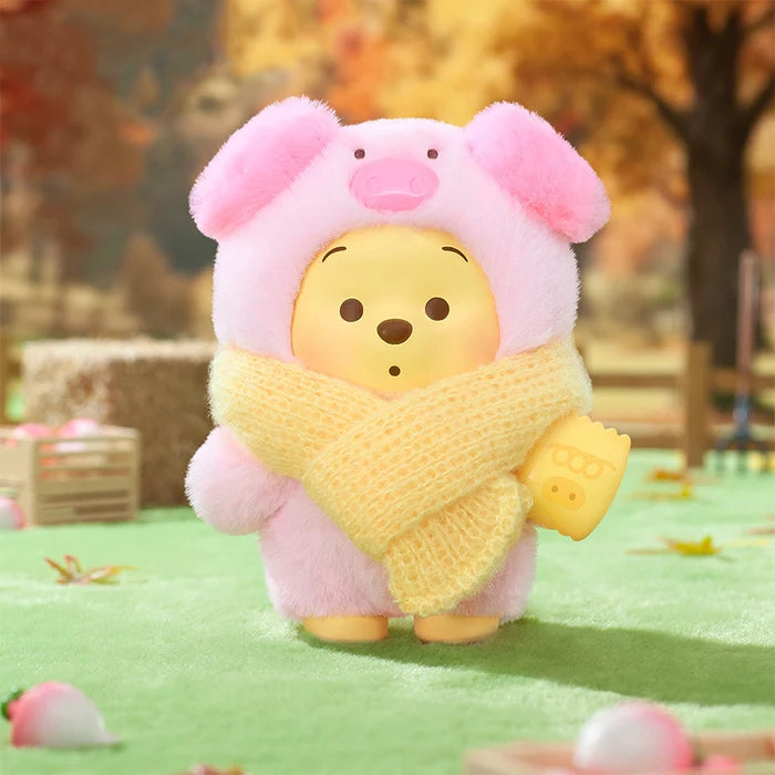 DISNEY WINNIE THE POOH HAPPY FARM SERIES PLUSH FIGURE KEYCHAIN BLIND BOX