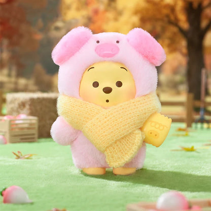 DISNEY WINNIE THE POOH HAPPY FARM SERIES PLUSH FIGURE KEYCHAIN BLIND BOX