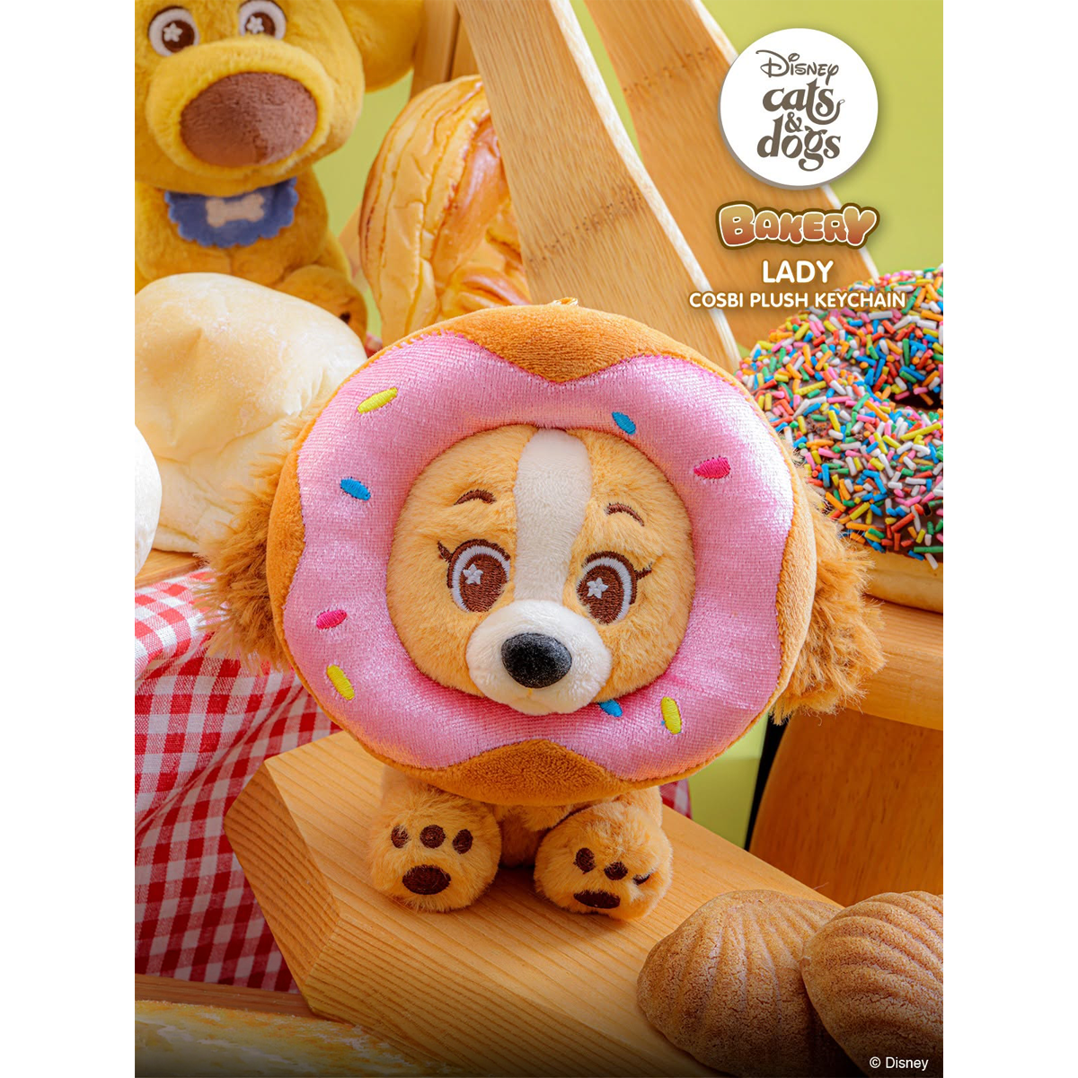 DISNEY CATS & DOGS BAKERY PLUSH BLIND BOX
