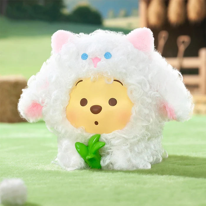 DISNEY WINNIE THE POOH HAPPY FARM SERIES PLUSH FIGURE KEYCHAIN BLIND BOX