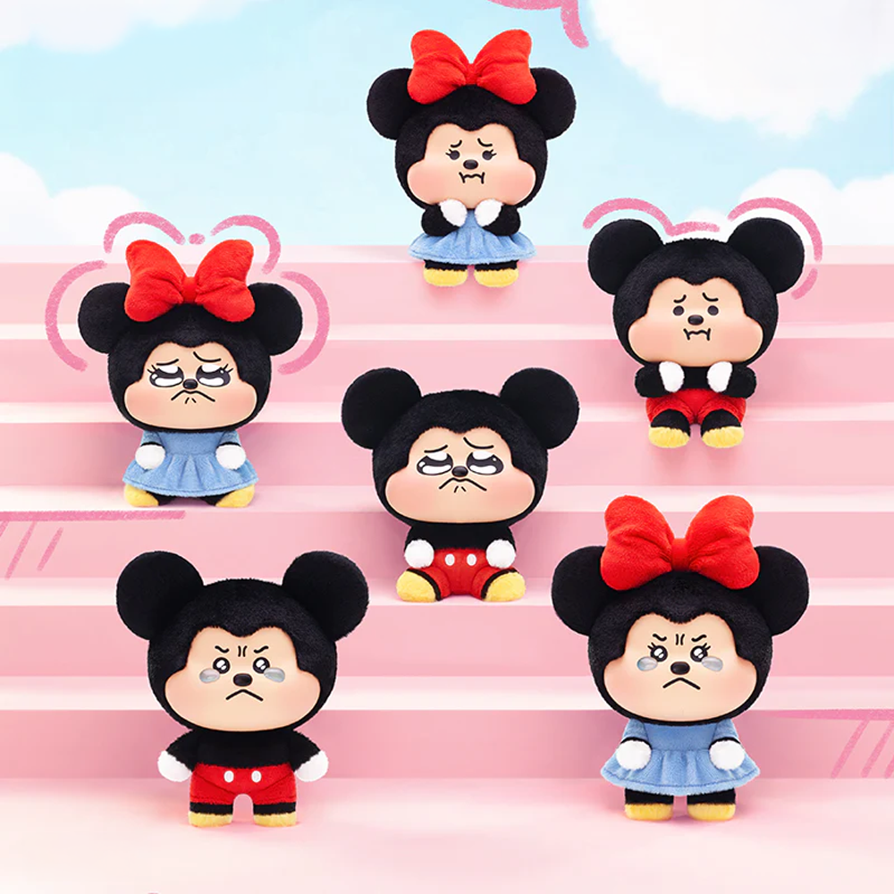 DISNEY MICKEY & MINNIE POUTY SERIES PLUSH BLIND BOX