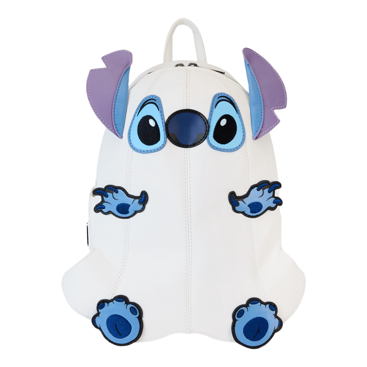 LILO & STITCH GHOST STITCH GLOW-IN-THE-DARK LOUNGEFLY MINI BACKPACK