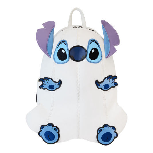 LILO & STITCH GHOST STITCH GLOW-IN-THE-DARK LOUNGEFLY MINI BACKPACK