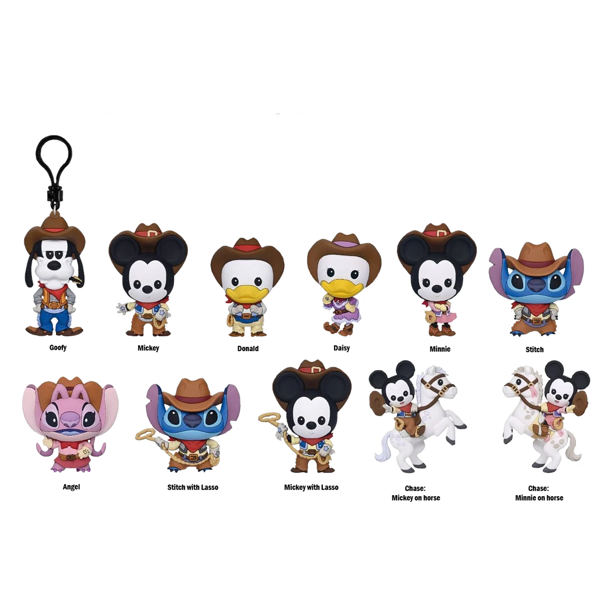 DISNEY CLASSIC WESTERN MYSTERY BAG CLIPS