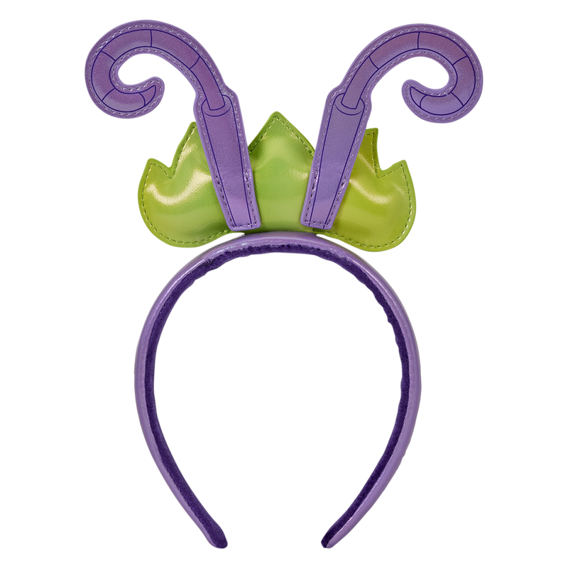 A BUG'S LIFE ATTA COSPLAY LOUNGEFLY MINI BACKPACK WITH EAR HEADBAND
