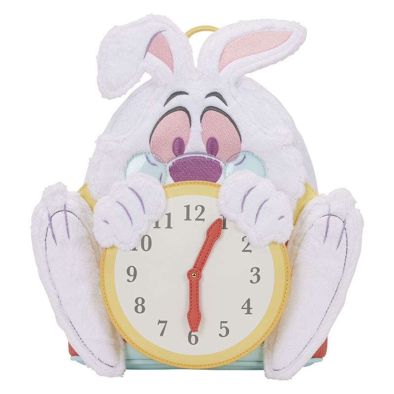 ALICE IN WONDERLAND WHITE RABBIT COSPLAY LOUNGEFLY MINI BACKPACK