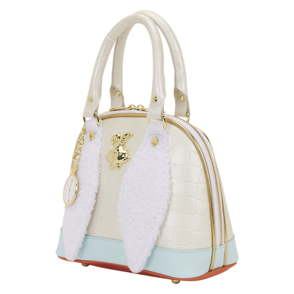 ALICE IN WONDERLAND WHITE RABBIT LOUNGEFLY HANDBAG