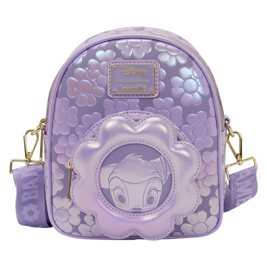 BAMBI IRIDESCENT LOUNGEFLY CONVERTIBLE MINI BACKPACK & CROSSBODY BAG