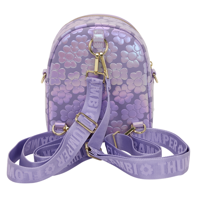 BAMBI IRIDESCENT LOUNGEFLY CONVERTIBLE MINI BACKPACK & CROSSBODY BAG