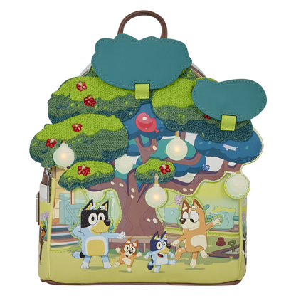BLUEY'S BACKYARD LIGHT-UP LOUNGEFLY MINI BACKPACK
