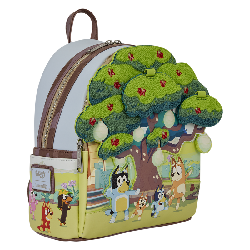 BLUEY'S BACKYARD LIGHT-UP LOUNGEFLY MINI BACKPACK