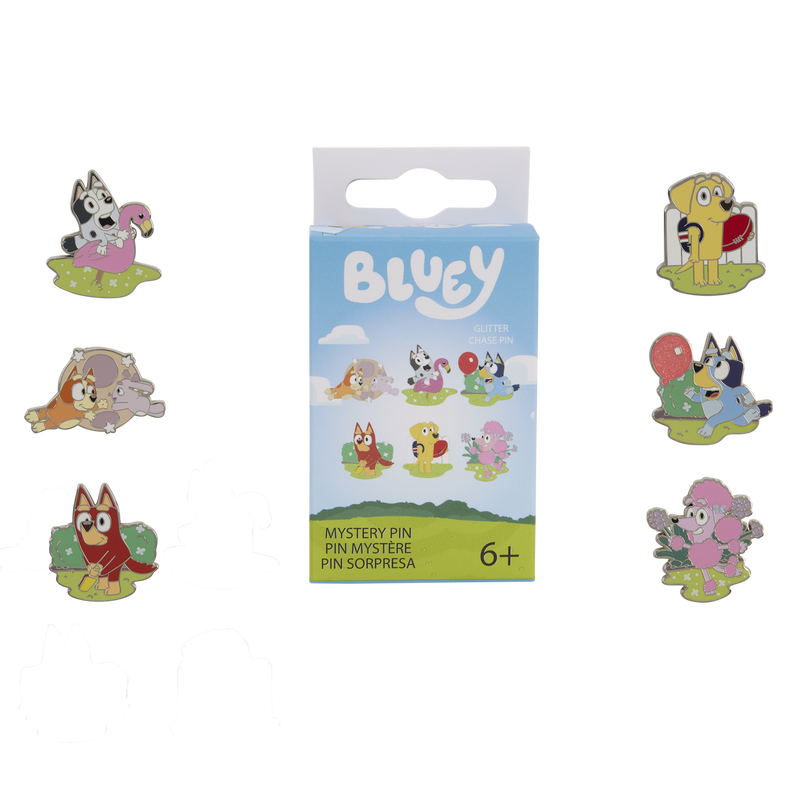 BLUEY AND FRIENDS LOUNGEFLY MYSTERY PINS