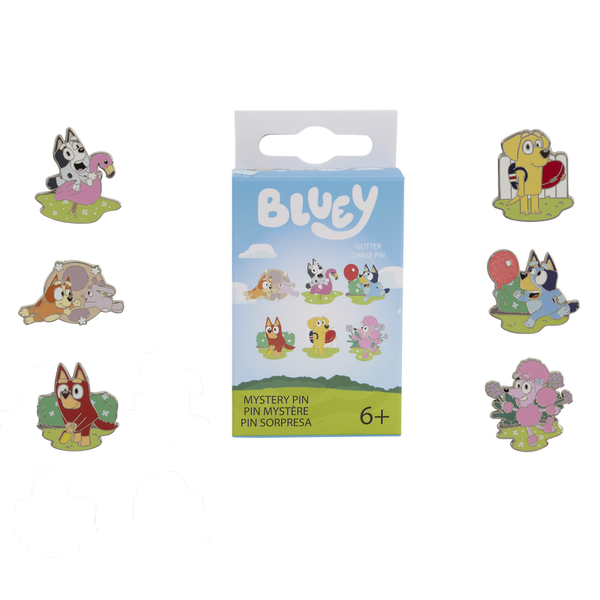 BLUEY AND FRIENDS LOUNGEFLY MYSTERY PINS