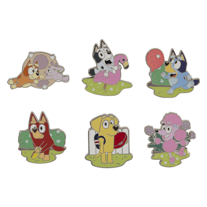 BLUEY AND FRIENDS LOUNGEFLY MYSTERY PINS