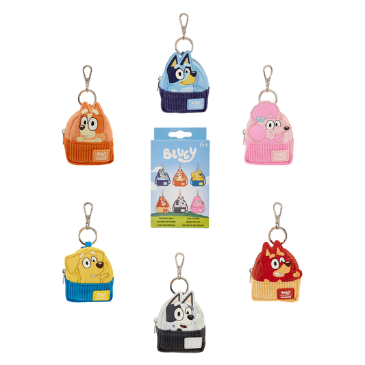 BLUEY AND FRIENDS LOUNGEFLY MYSTERY BAG CHARMS