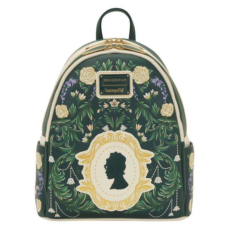 BRIDGERTON SILHOUETTE FLORAL LOUNGEFLY MINI BACKPACK