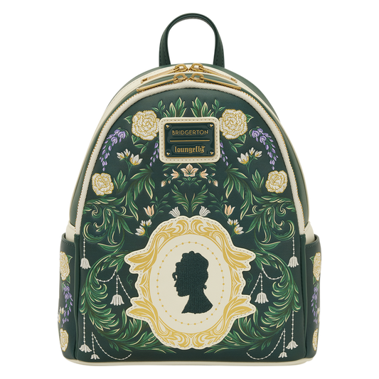 BRIDGERTON SILHOUETTE FLORAL LOUNGEFLY MINI BACKPACK