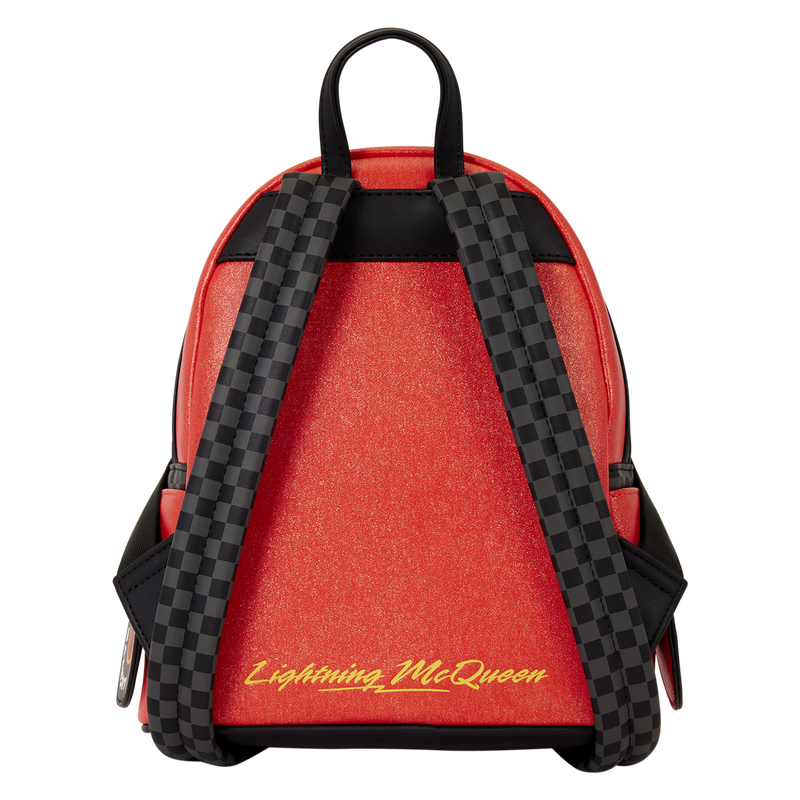 CARS 20TH ANNIVERSARY LIGHTNING MCQUEEN COSPLAY LIGHT-UP LENTICULAR LOUNGEFLY MINI BACKPACK