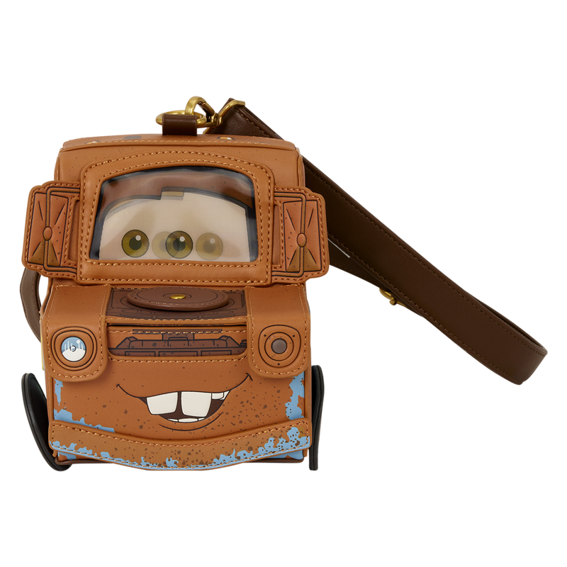 CARS 20TH ANNIVERSARY TOW MATER FIGURAL LOUNGEFLY CROSSBODY BAG