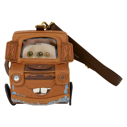 CARS 20TH ANNIVERSARY TOW MATER FIGURAL LOUNGEFLY CROSSBODY BAG