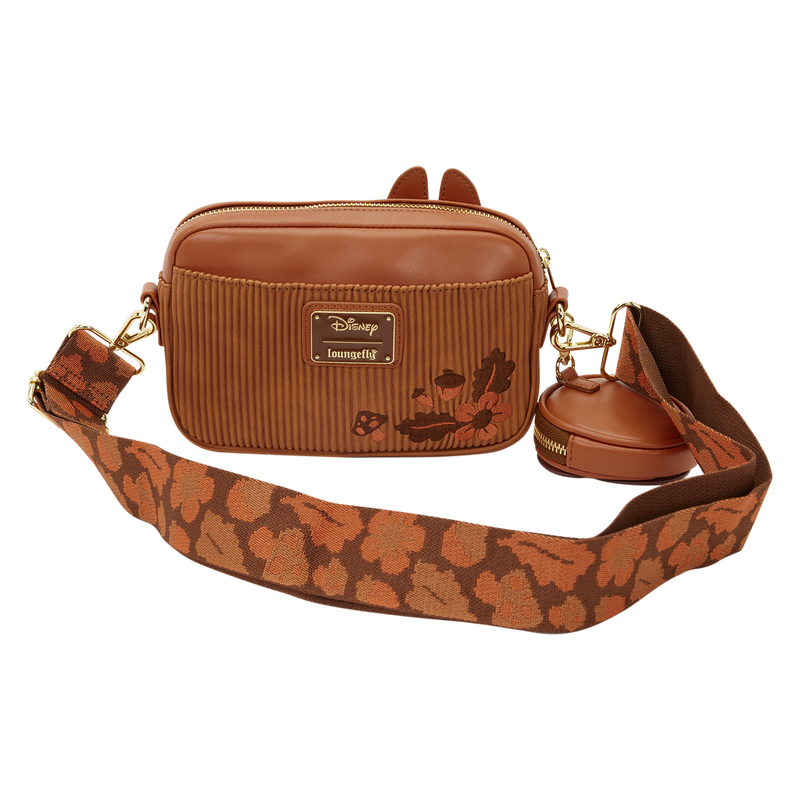 CHIP 'N' DALE SLING LOUNGEFLY CROSSBODY BAG WITH COIN BAG