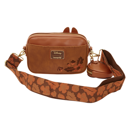 CHIP 'N' DALE SLING LOUNGEFLY CROSSBODY BAG WITH COIN BAG