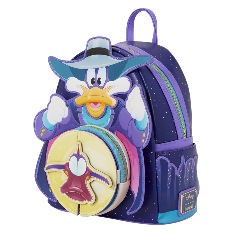 DARKWING DUCK GLOW LOUNGEFLY MINI BACKPACK