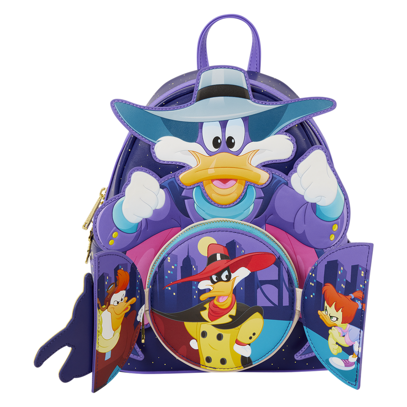 DARKWING DUCK GLOW LOUNGEFLY MINI BACKPACK