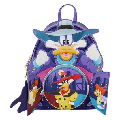 DARKWING DUCK GLOW LOUNGEFLY MINI BACKPACK
