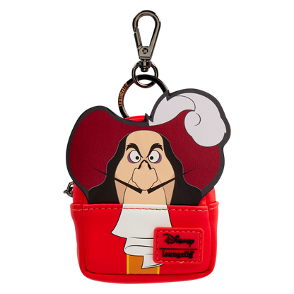 Peter pan captain Hook shaped Loungefly bag charm from Loungefly