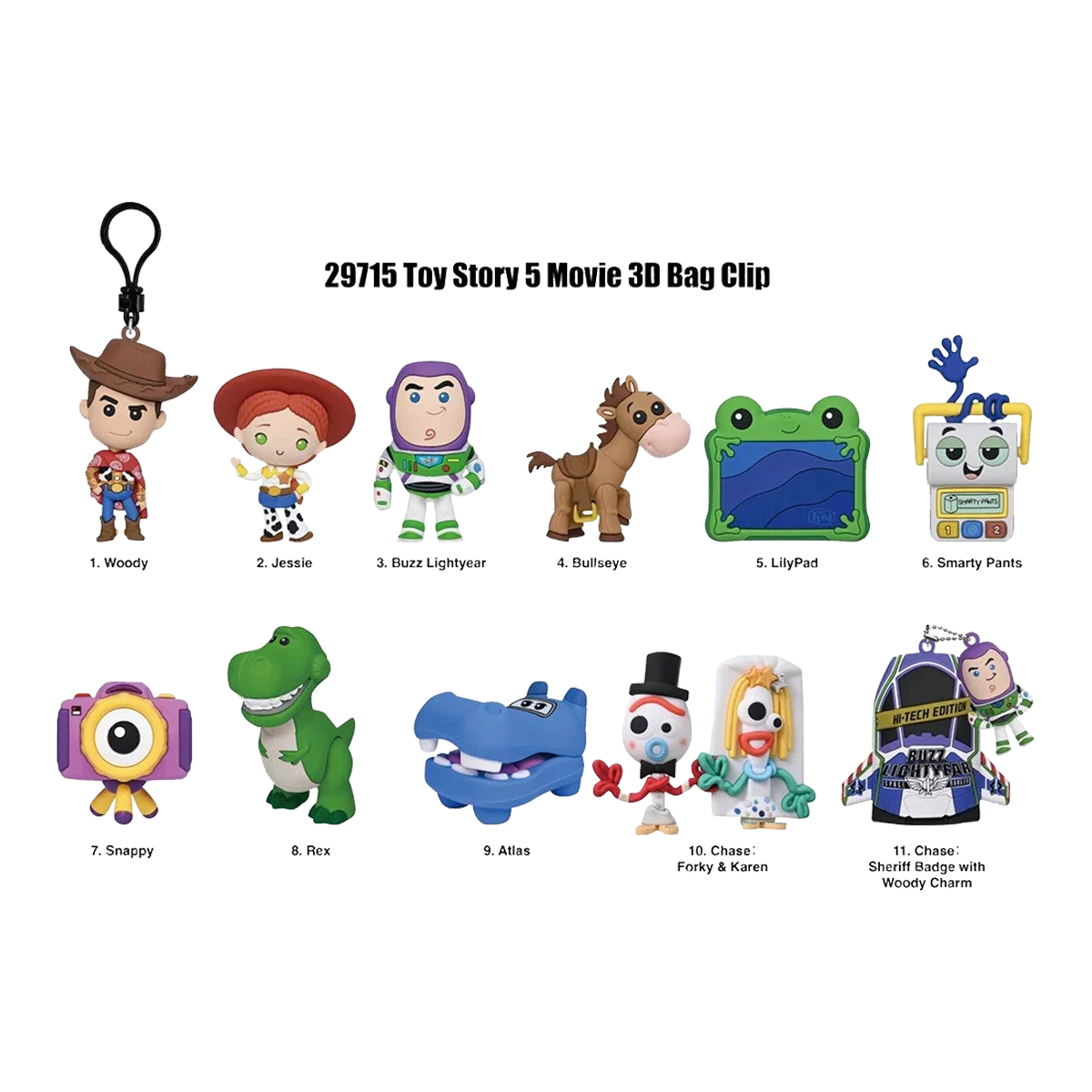 TOY STORY 5 3D MYSTERY BAG CLIPS