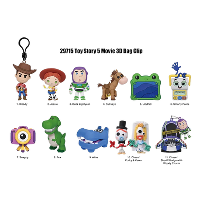TOY STORY 5 3D MYSTERY BAG CLIPS