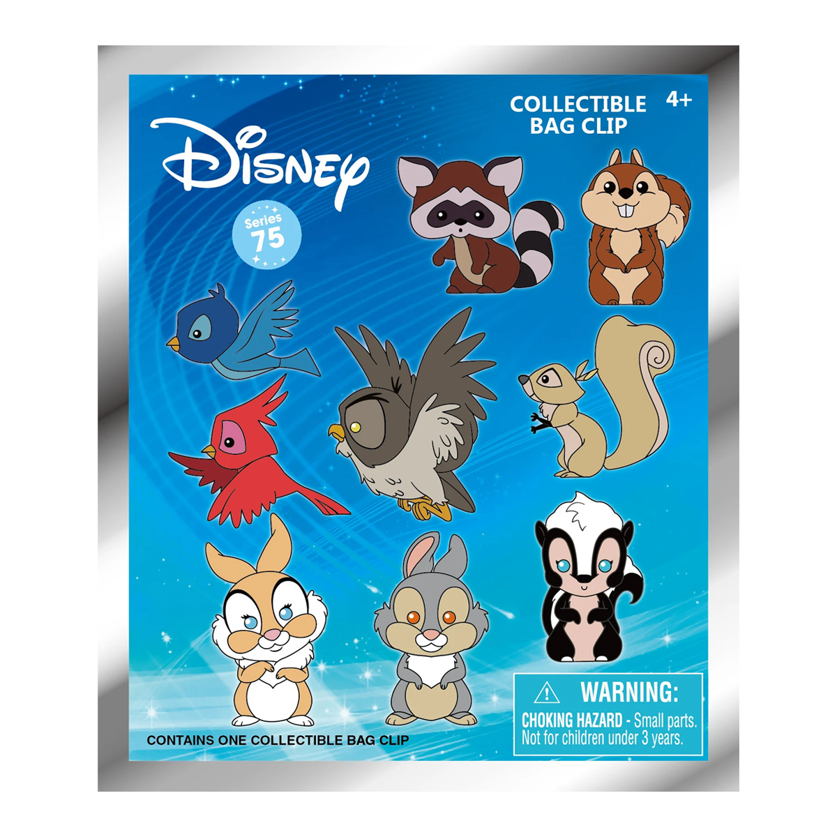DISNEY WOODLAND CREATURES 3D MYSTERY BAG CLIPS