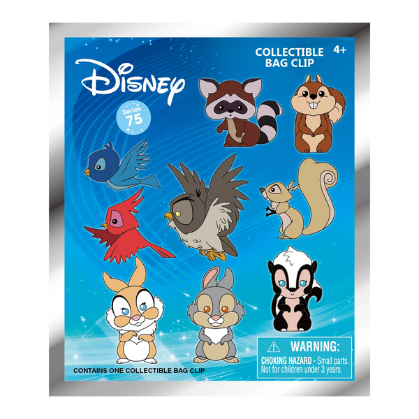 DISNEY WOODLAND CREATURES 3D MYSTERY BAG CLIPS