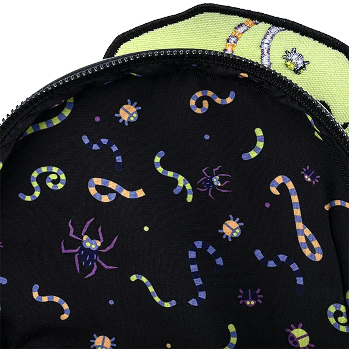 NIGHTMARE BEFORE CHRISTMAS OOGIE BOOGIE CREEPY CRAWLIES LOUNGEFLY MINI BACKPACK