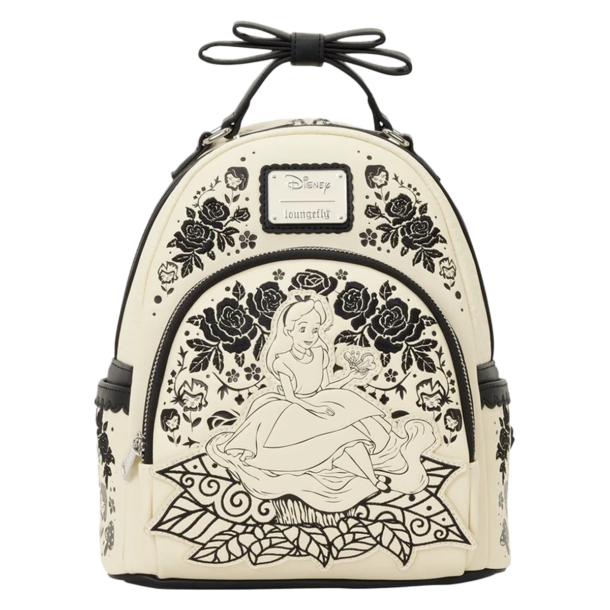 ALICE IN WONDERLAND FLORAL LOUNGEFLY MINI BACKPACK