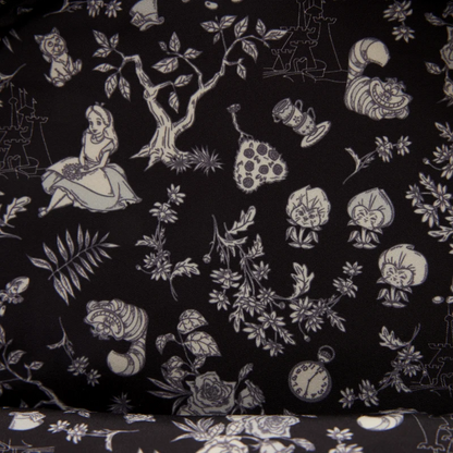 ALICE IN WONDERLAND FLORAL LOUNGEFLY MINI BACKPACK