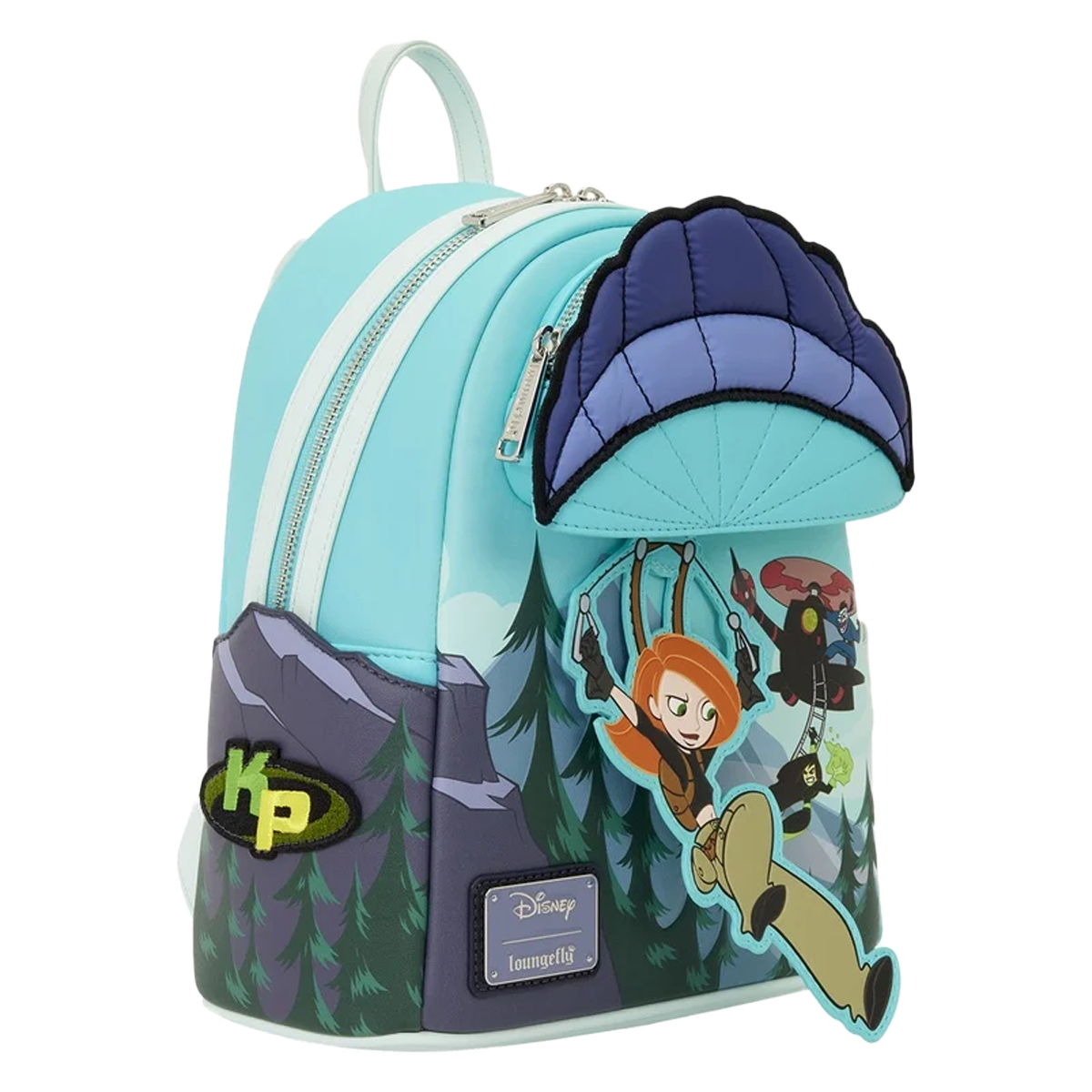 KIM POSSIBLE PARAGLIDING LOUNGEFLY MINI BACKPACK