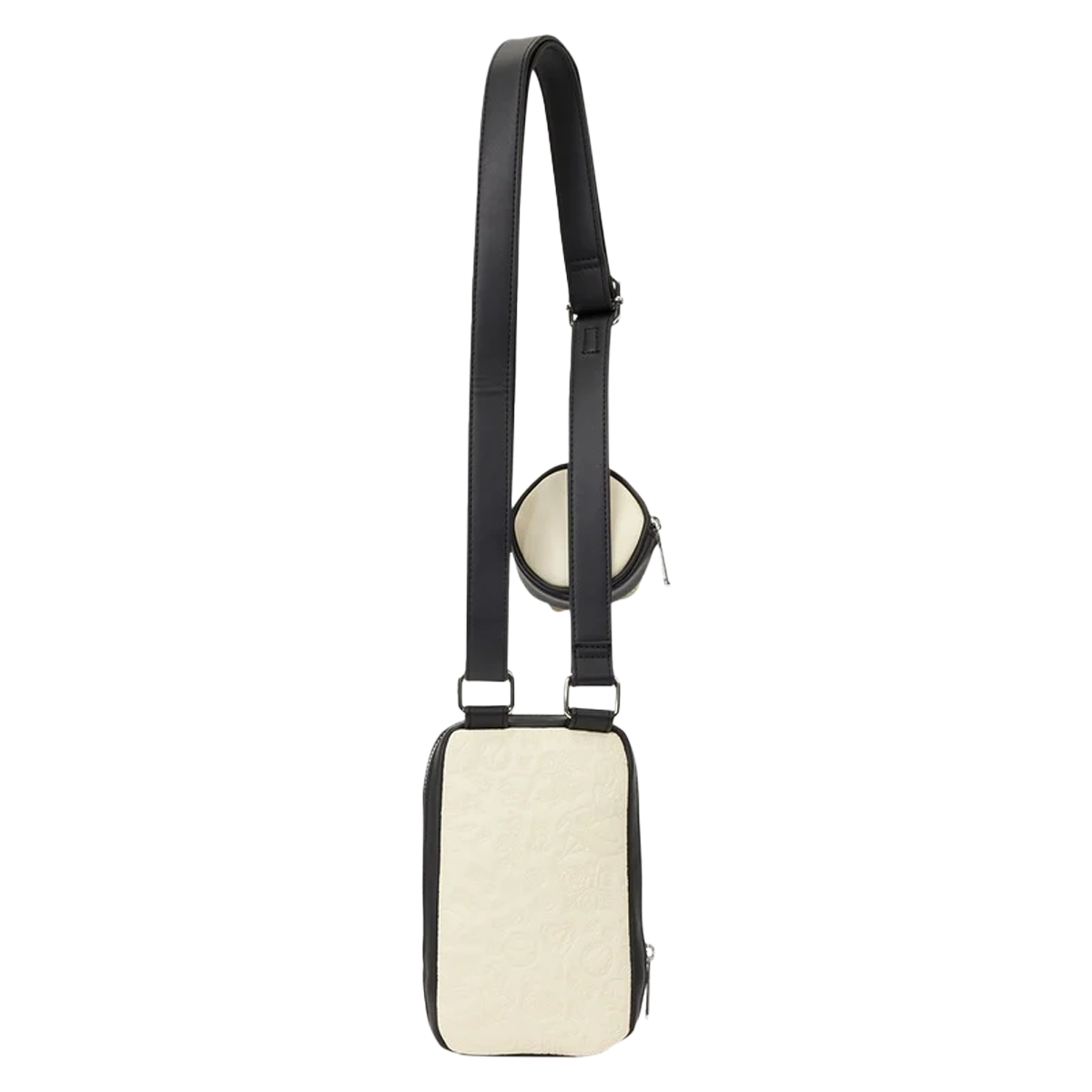 ALICE IN WONDERLAND CELL PHONE LOUNGEFLY SLING CROSSBODY BAG WITH COIN BAG
