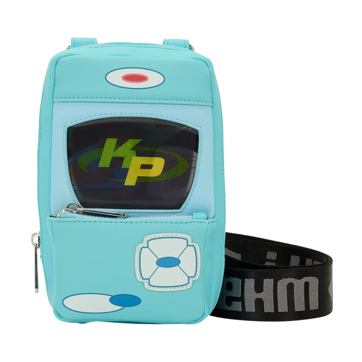 KIM POSSIBLE KIMMUNICATOR LENTICULAR LOUNGEFLY SLING CROSSBODY BAG