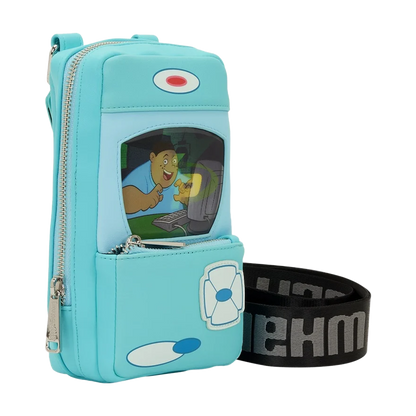 KIM POSSIBLE KIMMUNICATOR LENTICULAR LOUNGEFLY SLING CROSSBODY BAG