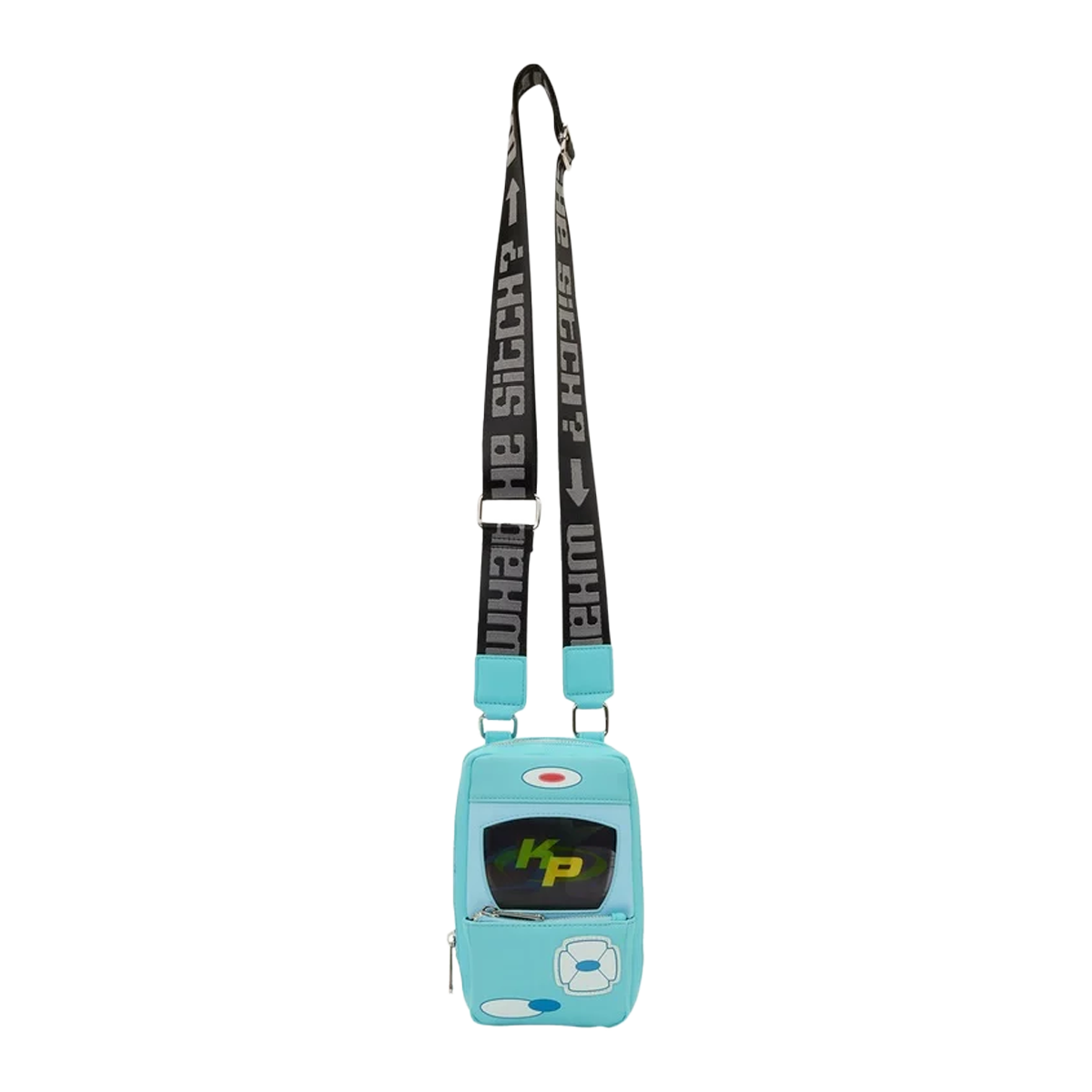 KIM POSSIBLE KIMMUNICATOR LENTICULAR LOUNGEFLY SLING CROSSBODY BAG
