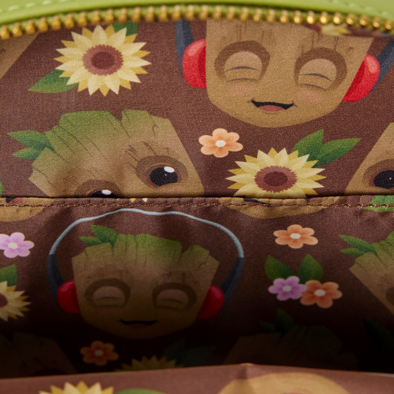 GUARDIANS OF THE GALAXY GROOT SPRING BLOOMS LOUNGEFLY CROSSBODY BAG