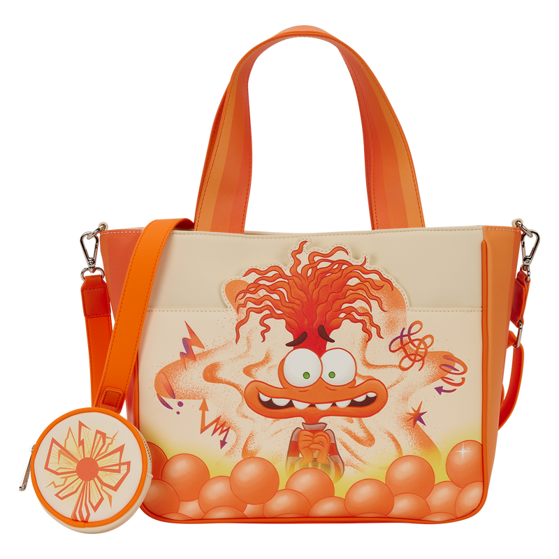 Loungefly Tote bag with Anxiety design on a white background