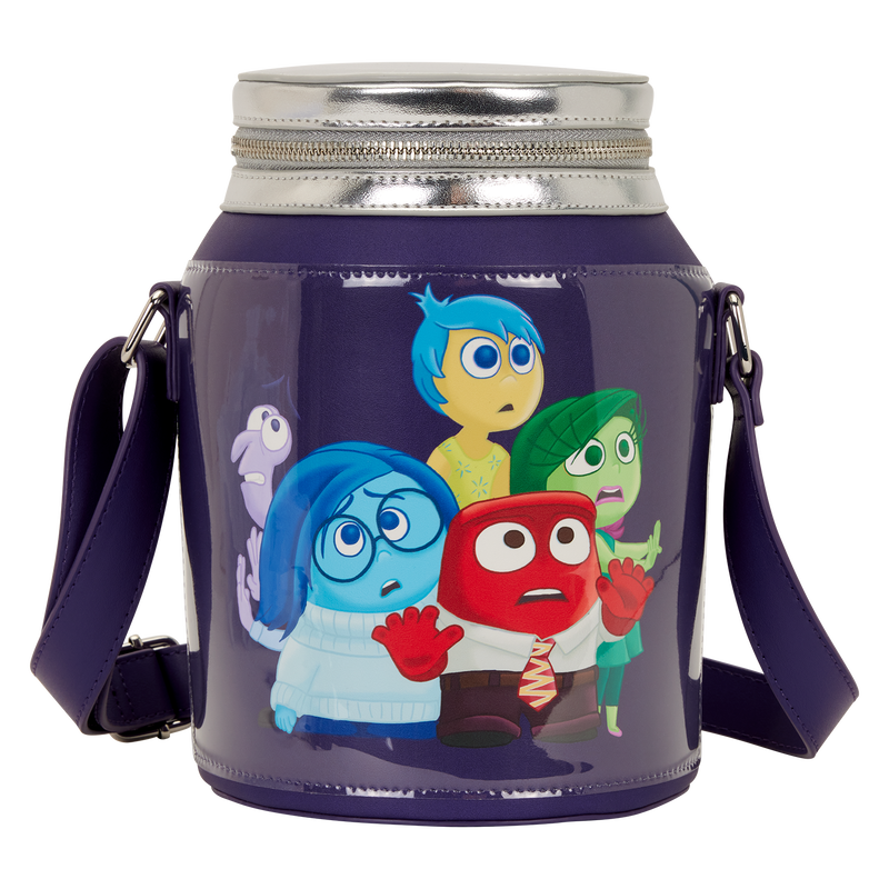 Inside out Jar with character design on a white background