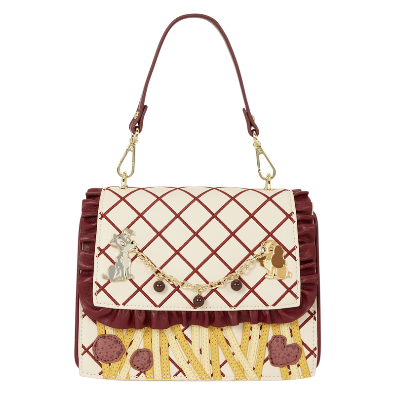 LADY AND THE TRAMP SPAGHETTI LOUNGEFLY CROSSBODY BAG